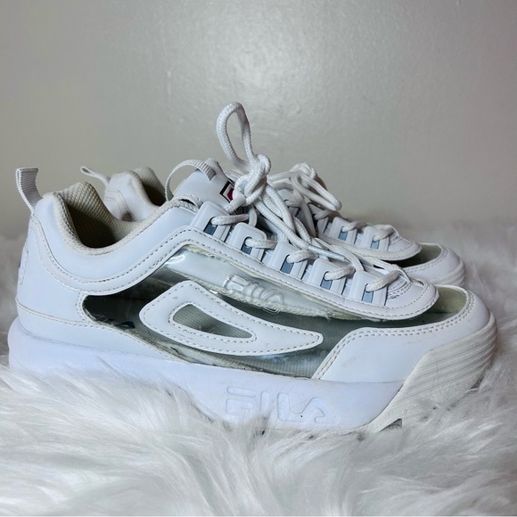 FILA | Y2K Distributor Women’s Running Shoe Clear White Size 8 - Picture 2 of 10